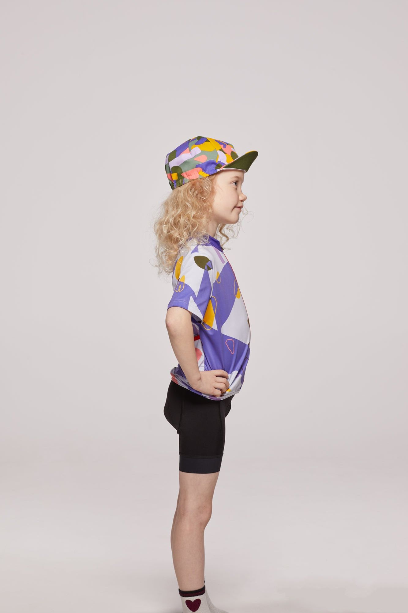 Kids Cycling Padded Short - Black